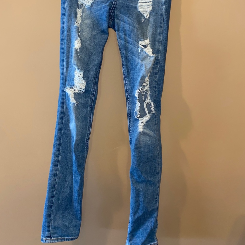 Hollister high rise curvy jeggings